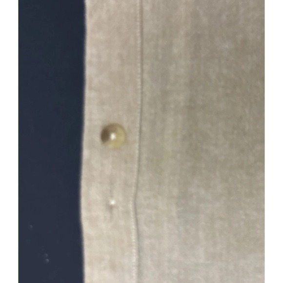 Country Store Women's Tan Button Up Shirt Embroidered Pumpkins Fall Size 2X - Picture 2 of 15